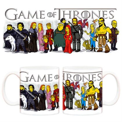 Taza Game of Thrones y The Simpsons