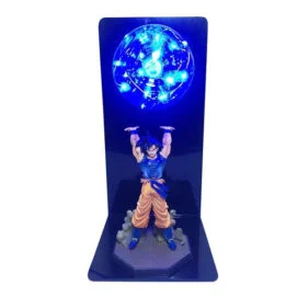 lampara de goku haciendo la genkidama