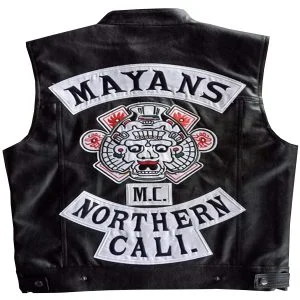 mayans chaleco hijos de la anarquia