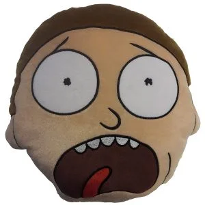 cojin decorativo de rick y morty