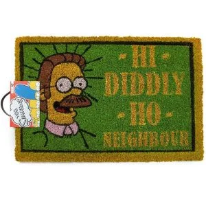 felpudo hola holita vecinito los simpson