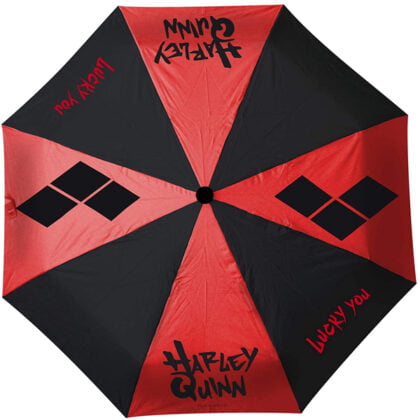 paraguas rojo negro harley quinn