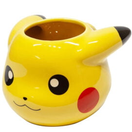 taza inspirada en el pokemon pikachu