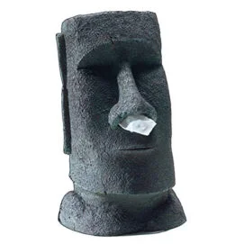dispensador pañuelos estatuas isla de pascua