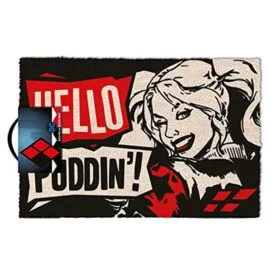 felpudo harleyquinn dc comics