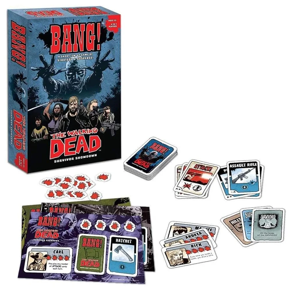 bang the walking dead juego de mesa walking dead bang