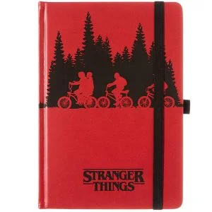 libreta a5 roja strager things