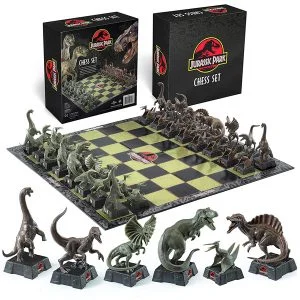 jurassic park chess set