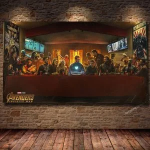 cuadro marvel ultima cena