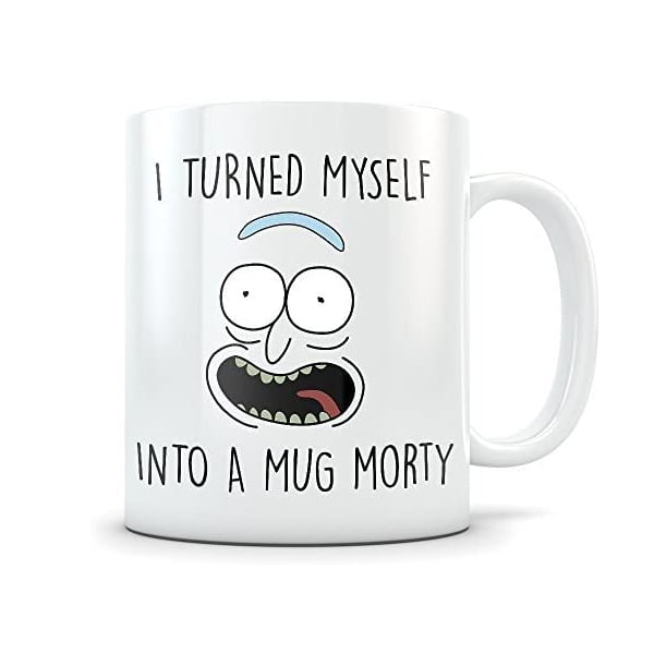 taza i turned myself into a mug morty taza rick sanchez i turned myself into a mug