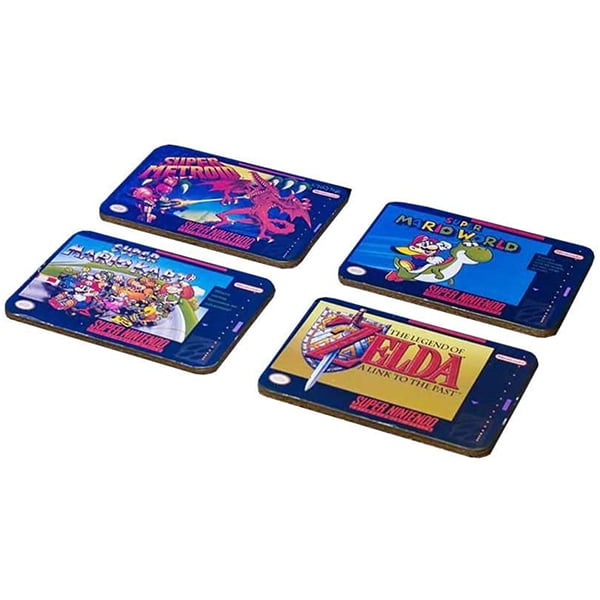 posavasos super nintendo juegos snes coasters