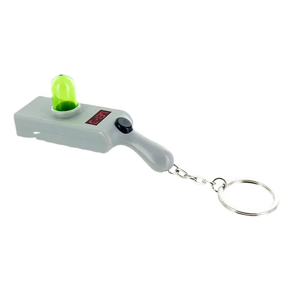 llavero con proyector pistola de portales rick y morty