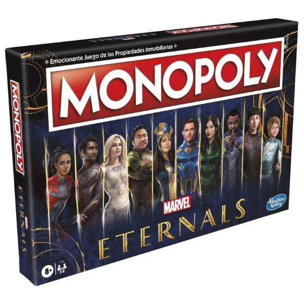 monopoly eternals juego de mesa monopoly de Marvel Eternos